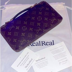 Authentic Louis Vuitton Travel organizer wallet tote clutch Monogram vintage